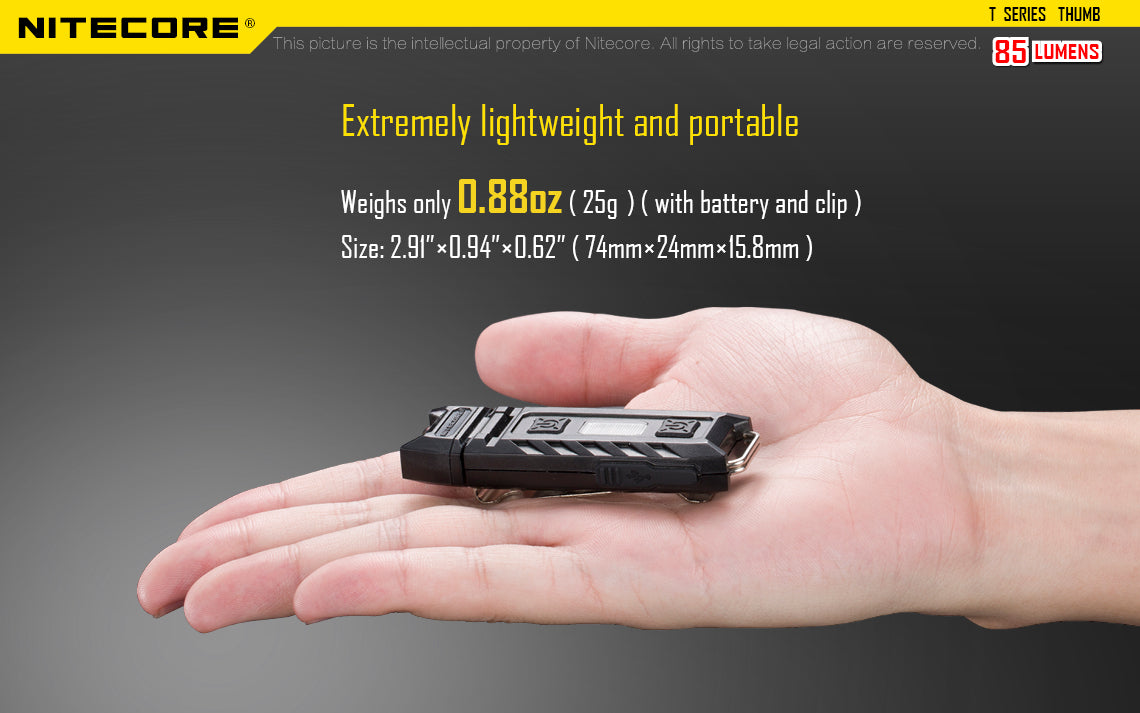 Nitecore Rechargeable Led Key Chain Torch