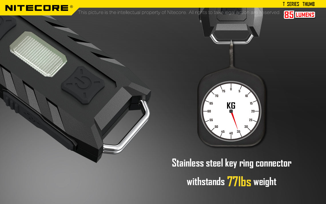 Nitecore Rechargeable Led Key Chain Torch