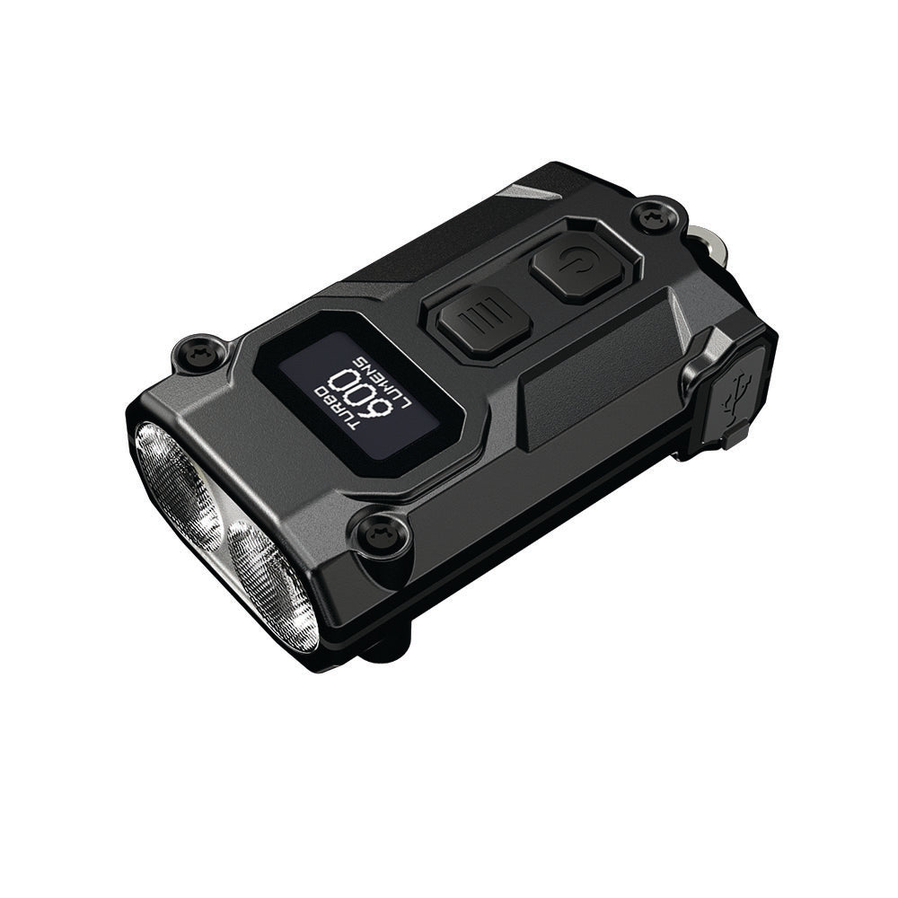 Nitecore 600 Lumen Usb C Rechargeable Keychain Torch Black