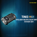 Nitecore 600 Lumen Usb C Rechargeable Keychain Flashlight Orange