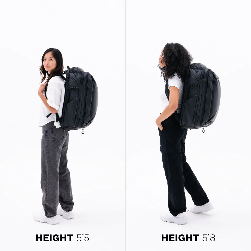 Wandrd Transit Travel Backpack 45 L Black