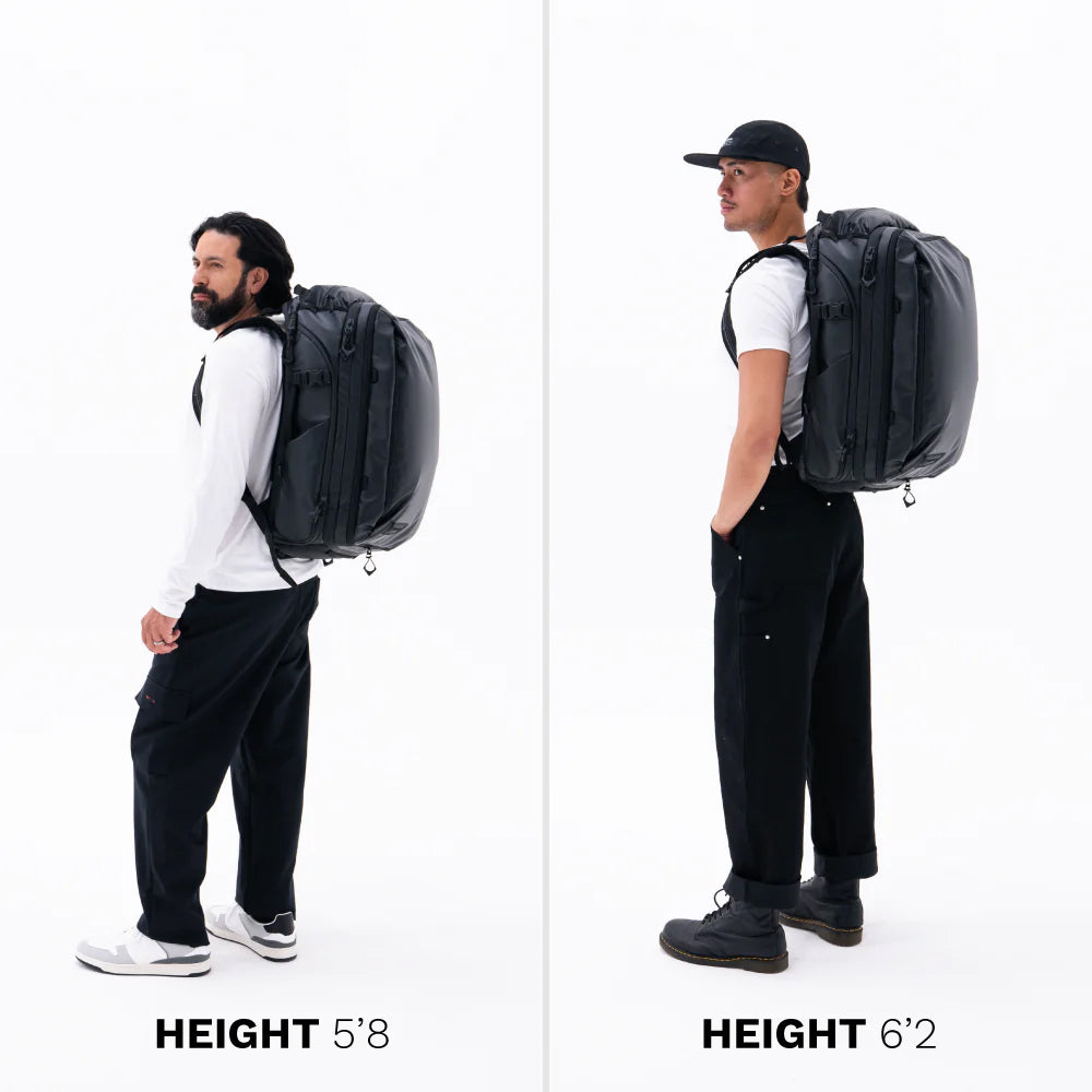 Wandrd Transit Travel Backpack 45 L Black