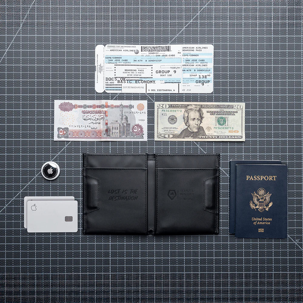 Wandrd Transit Travel Wallet Black