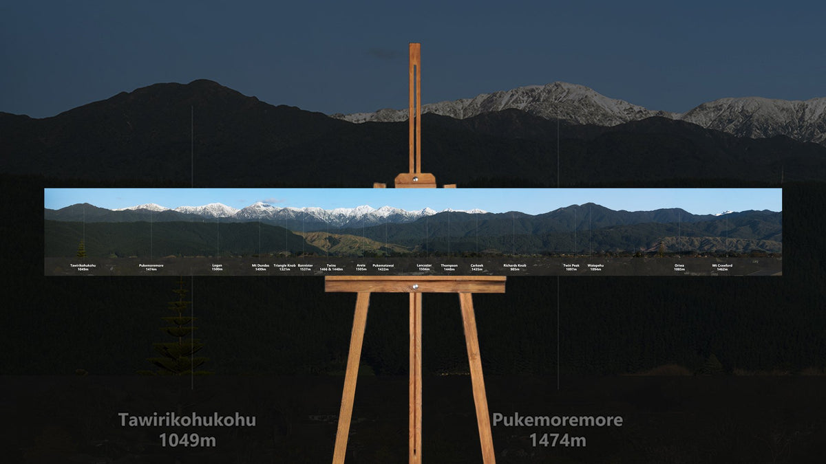Tararua Canvas Photograph by Stephen Feldon