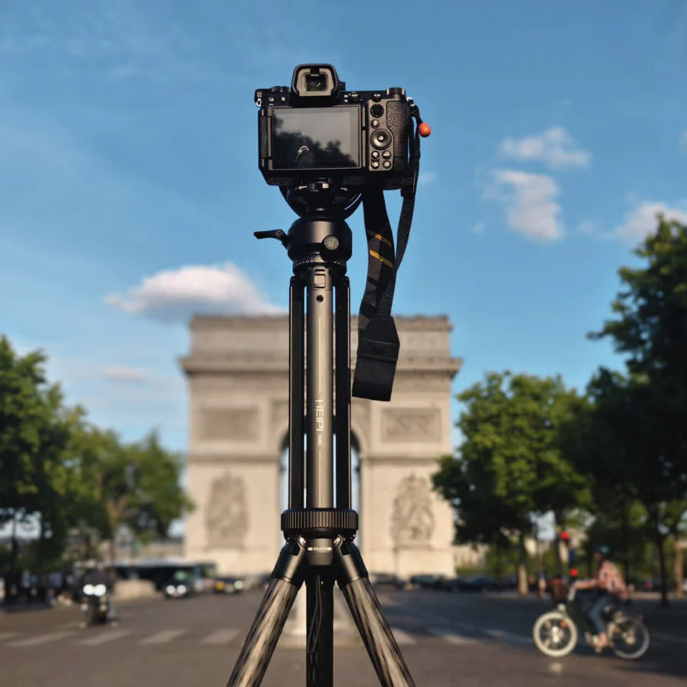 Heipi Vision 3 In 1 Carbon Fiber Travel Tripod Twist Quick Release