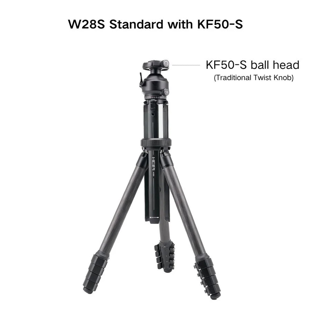 Heipi Vision 3 In 1 Carbon Fiber Travel Tripod Locking Knob New Version!