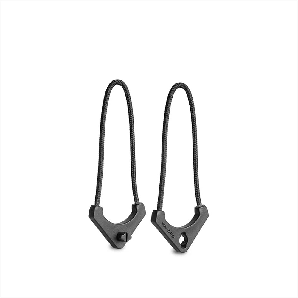 Wandrd Worryless Tamper Proof Zipper Pullers Black 6 Pk