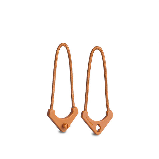 Wandrd Worryless Tamper Proof Zipper Pullers Sedona Orange 6 Pk