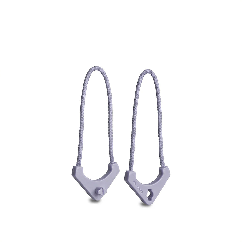 Wandrd Worryless Tamper Proof Zipper Pullers Uyuni Purple 6 Pk
