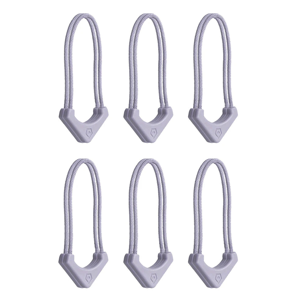 Wandrd Worryless Tamper Proof Zipper Pullers Uyuni Purple 6 Pk