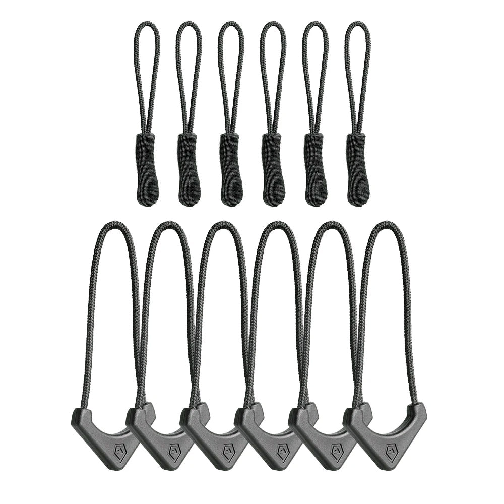 Wandrd Replacement Zipper Pullers Black 6 Pk