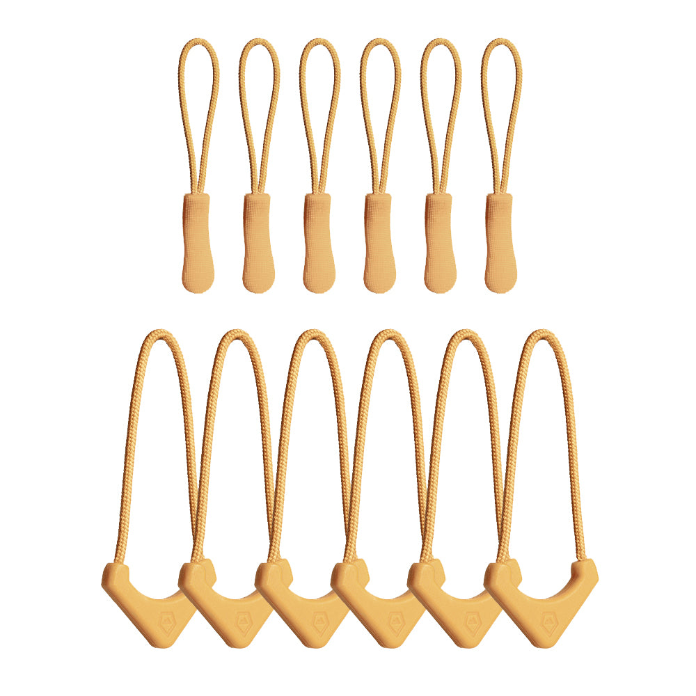 Wandrd Replacement Zipper Pullers Dallol Yellow 6 Pk