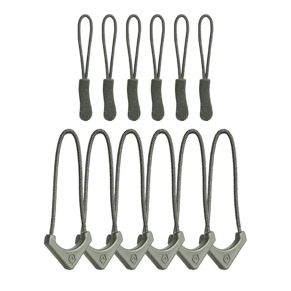 Wandrd Replacement Zipper Pullers Wasatch Green 6 Pk