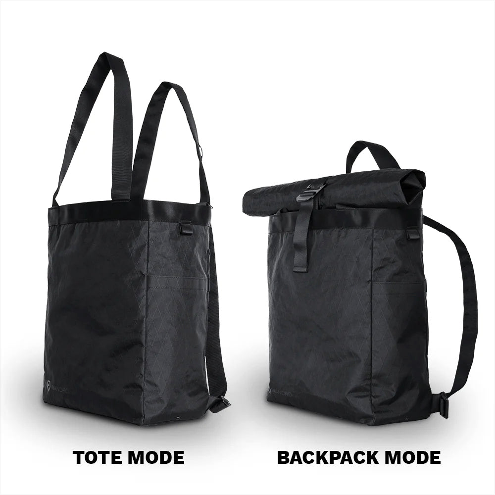 Wandrd Transit Travel Tote Backpack Black