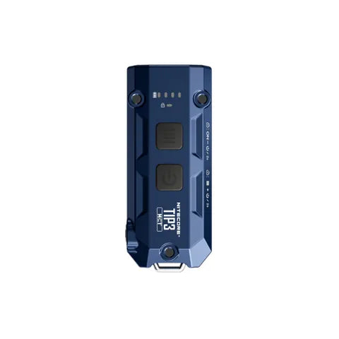 Nitecore Tip3 720 Lumen Keychain Torch Classic Alloy Cobalt Blue