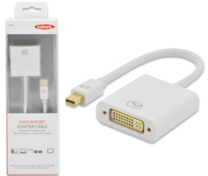 Ednet mini DisplayPort (M) to DVI-D (F) Adapter Cable