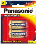 Panasonic C Alkaline Battery 2 Pack