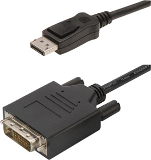 Digitus DisplayPort (M) to DVI-D (M) 2m Monitor Cable