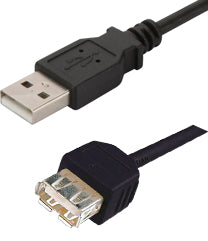 Digitus USB 2.0 Type A (M) to USB Type A (F) 3m Extension Cable