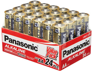 Panasonic AA Alkaline Battery 24 Pack