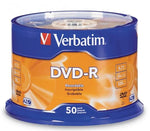 Verbatim DVD-R 4.7GB 16x 50 Pack on Spindle