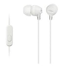 Sony MDREX15APW In Ear Headphone w/Smart Phone Control White