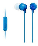 Sony MDREX15APLI In Ear Headphone w/Smart Phone Control Blue