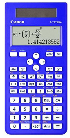 Canon F717SGA Blue Scientific Calculator 242 Function