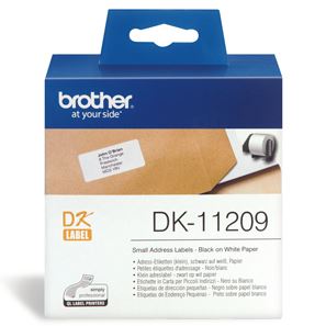 Brother DK11209 800 Small Address Labels 29mm x 62mm