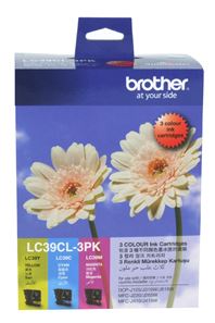 Brother LC39CL3PK CMY Colour Ink Cartridges (Triple Pack)