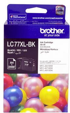 Brother LC77XLBK Black High Yield Ink Cartridge