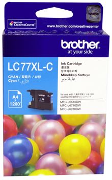 Brother LC77XLC Cyan High Yield Ink Cartridge