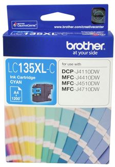 Brother LC135XLC Cyan High Yield Ink Cartridge