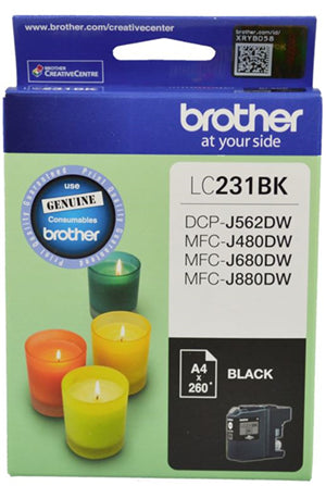 Brother LC231BK Black Ink Cartridge