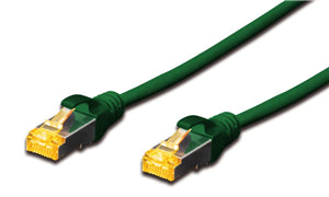 Digitus S-FTP CAT6A Patch Lead - 2M Green