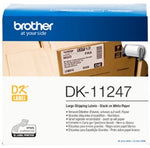Brother DK11247 180 Large Shipping Labels 103mm x 164mm
