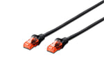 Digitus UTP CAT6 Patch Lead - 1M Black