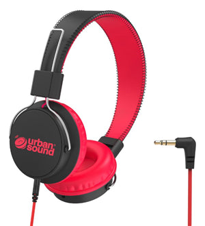 Verbatim Urban Sound Volume - Limiting Kids Headphones - Black/Red