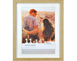 PHOTO FRAME 11 x 14 BORDER OAK