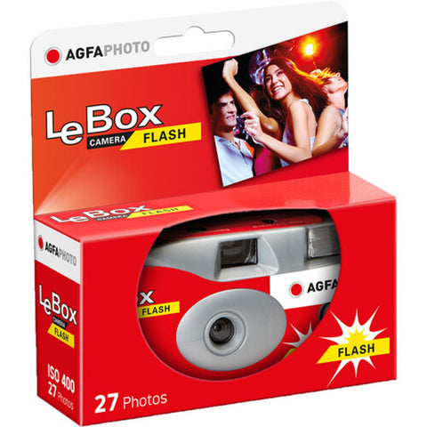 Agfa LeBox Flash 400-27exp Single use camera