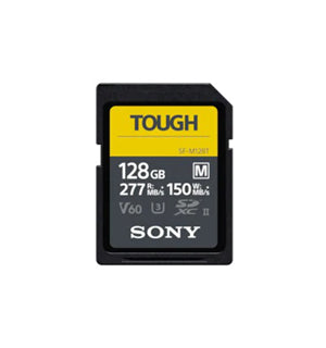 Sony SF-M128T V60 UHS-II U3 Tough SDXC Card 128GB