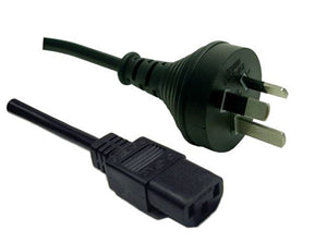 Power Cord 10A/250V IEC (F) to 3 Pin Power (M) 1.8m