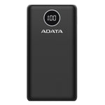 ADATA P20000QCD 20000mAh Quick Charge Powerbank - Black