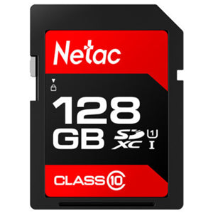 Netac P600 SDHC U1/C10 Card 128GB