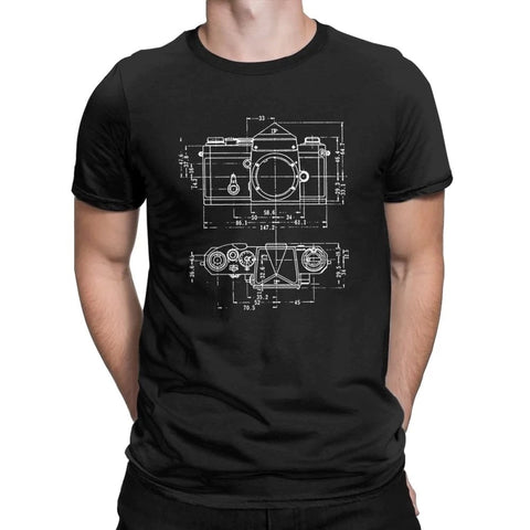 Camera Patent T-Shirt (Black)