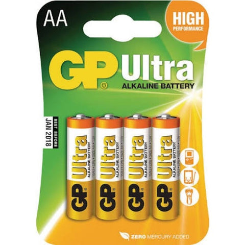 GP AAA Ultra PLUS Alkaline 4Pk