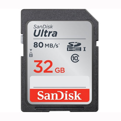 SANDISK ULTRA 32GB 120MB/S CLASS 10 SD CARD