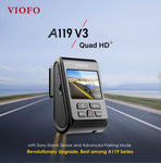 Viofo Dashcam 2 K A119 V3 Front Dvr With Gps Dvr