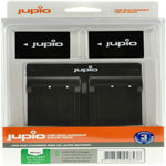 Jupio Battery Charger Kit 2 X Np W126 S 1260 Mah For Fuji Digital Cameras And Video
