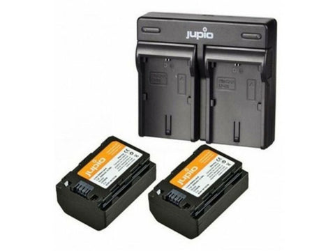 Jupio Battery Charger Kit Dual 2 X Np Fz100 2040 Mah For Sony Alpha Digital Cameras